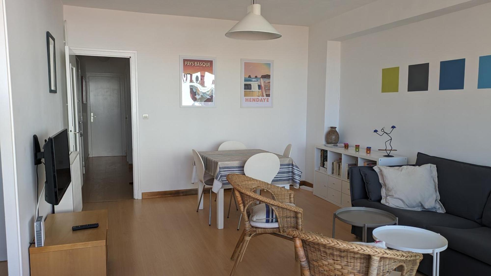 Appartement 3 Pieces Au Coeur D'Hendaye Plage Luaran gambar